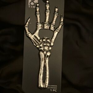 Silver Skeleton Hand Bottle Opener